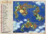 Final Fantasy III -- Map Only (Super Nintendo)